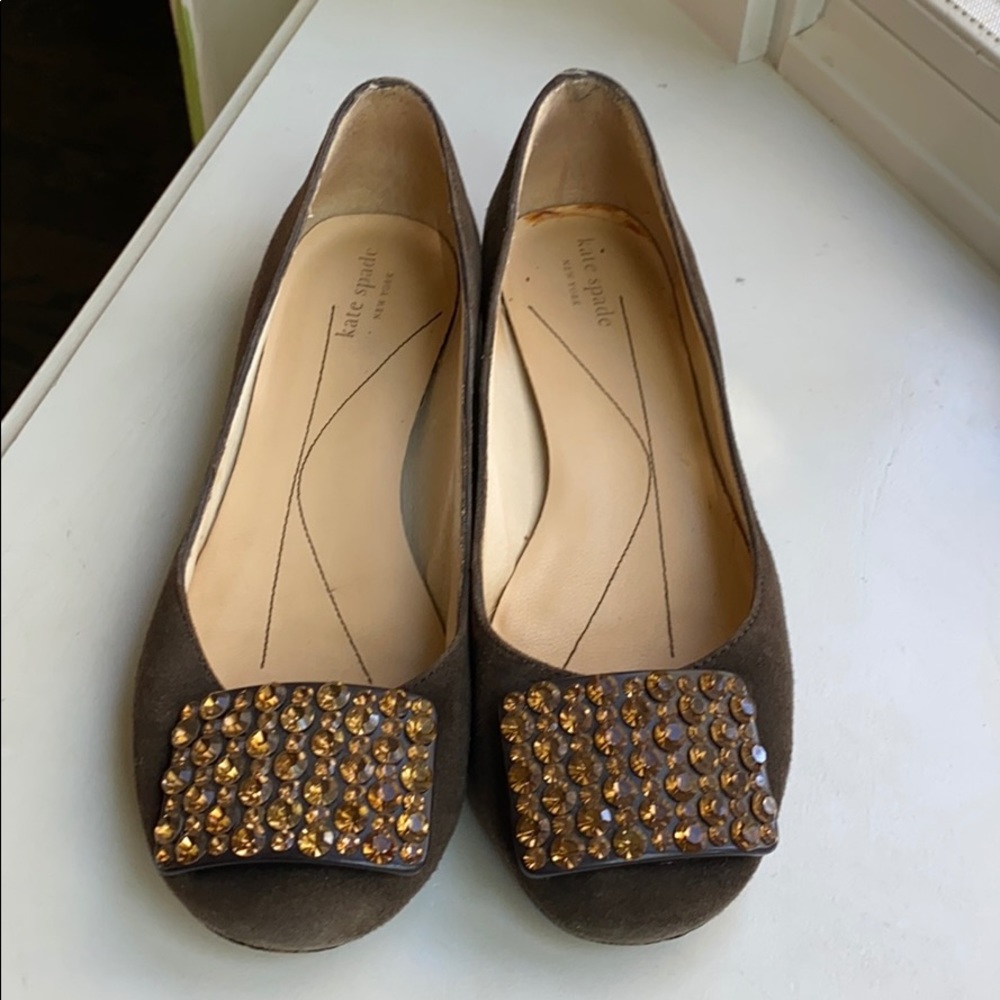 Authentic Kate Spade suede ballet flats